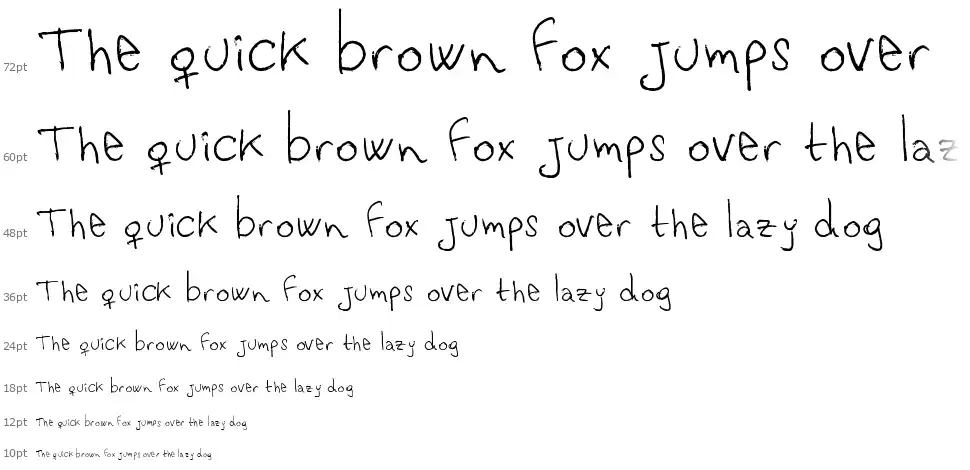 Vastorga Letterfont waterfall
