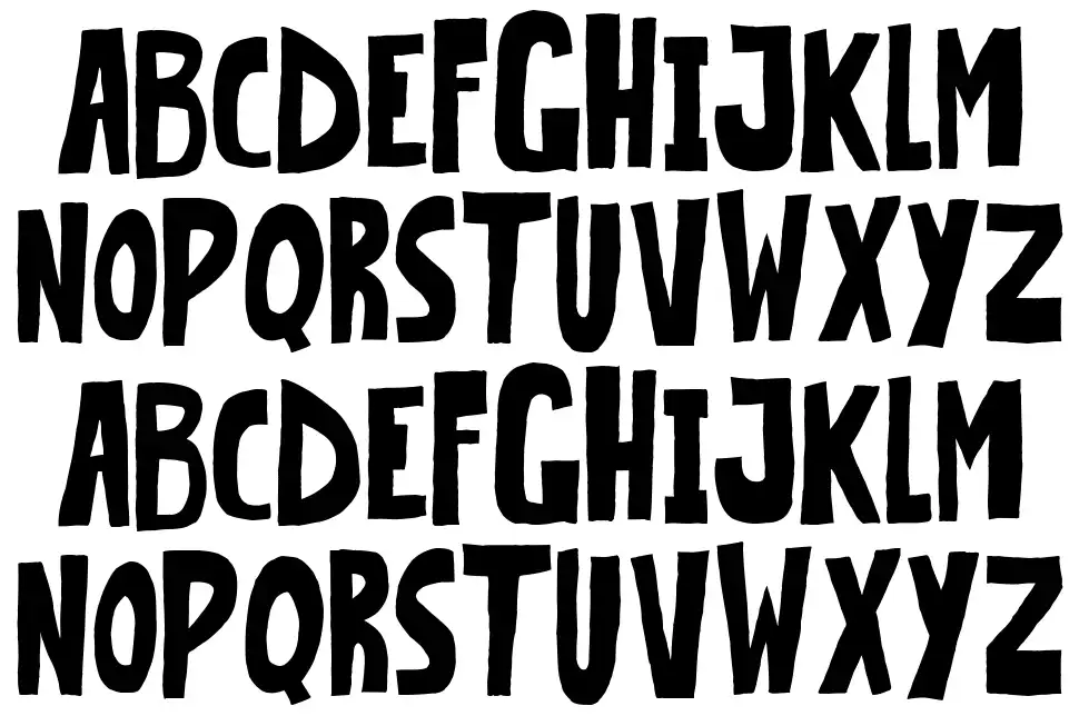 Very Popularfont specimens