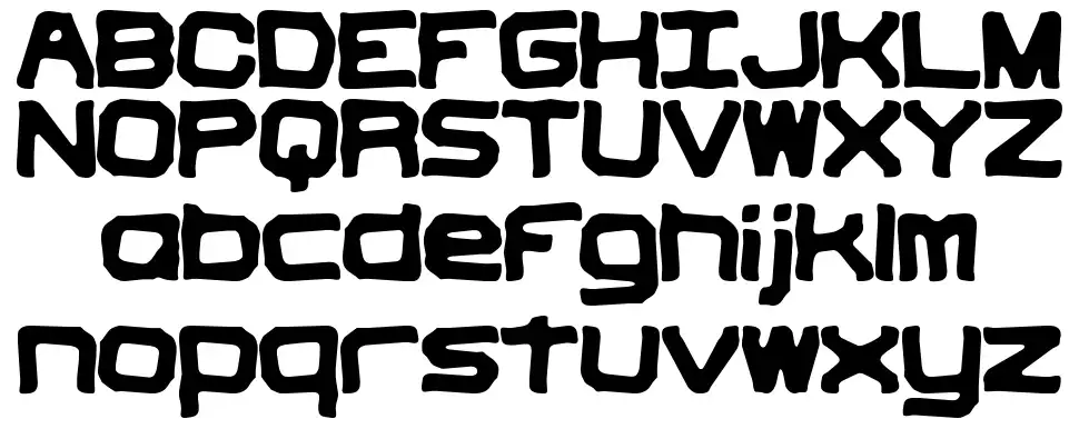 Vindictive BRKfont specimens
