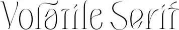 Volatile Serif
