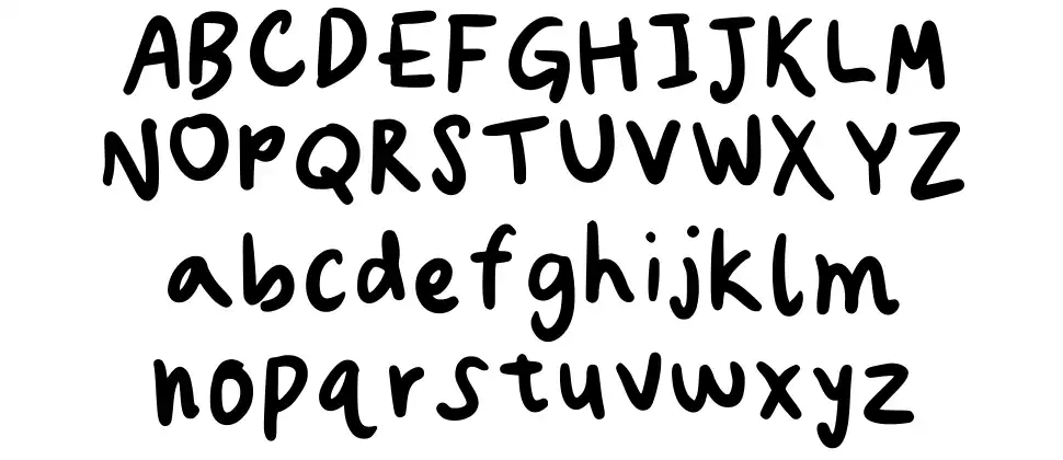 Wadiah Scriptfont specimens