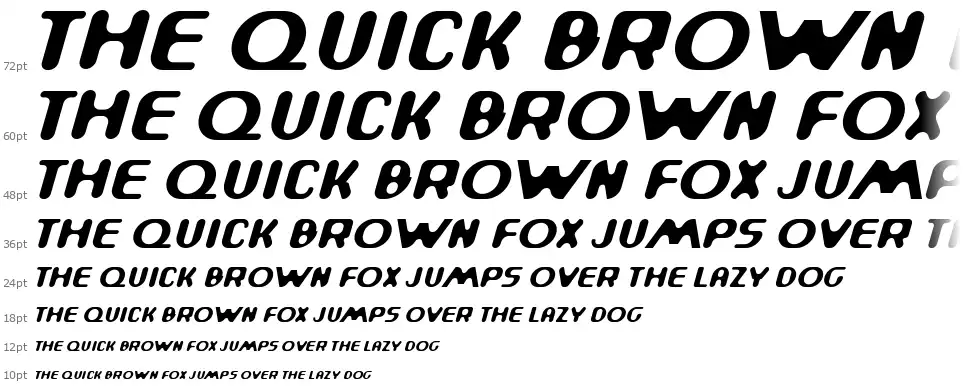 Warriot Circle font waterfall