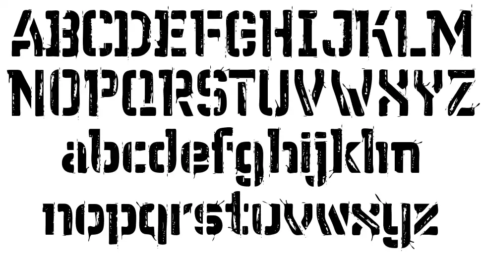 WC Wunderbach Paint Btafont specimens