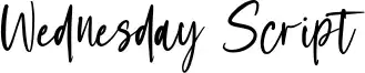 Wednesday Script