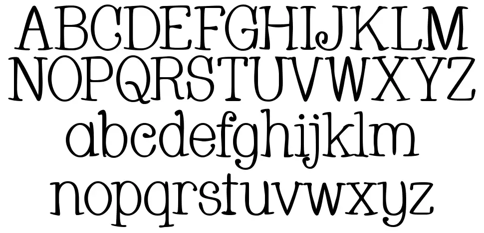Whackadoofont specimens