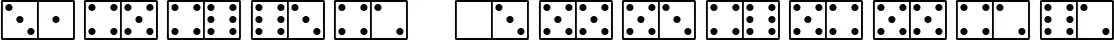 White Dominoes