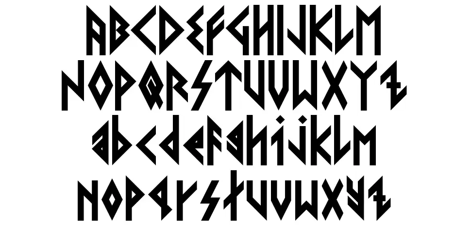Wiking Especímenes Wikingfont specimens
