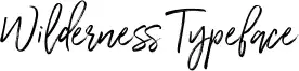 Wilderness Typeface