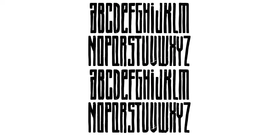 Winter Resistancefont specimens