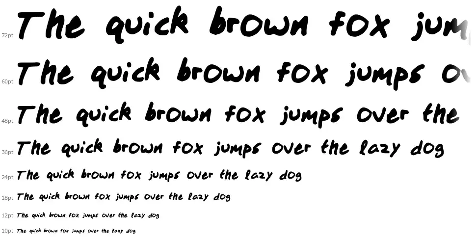 Woah Thats Boldfont waterfall