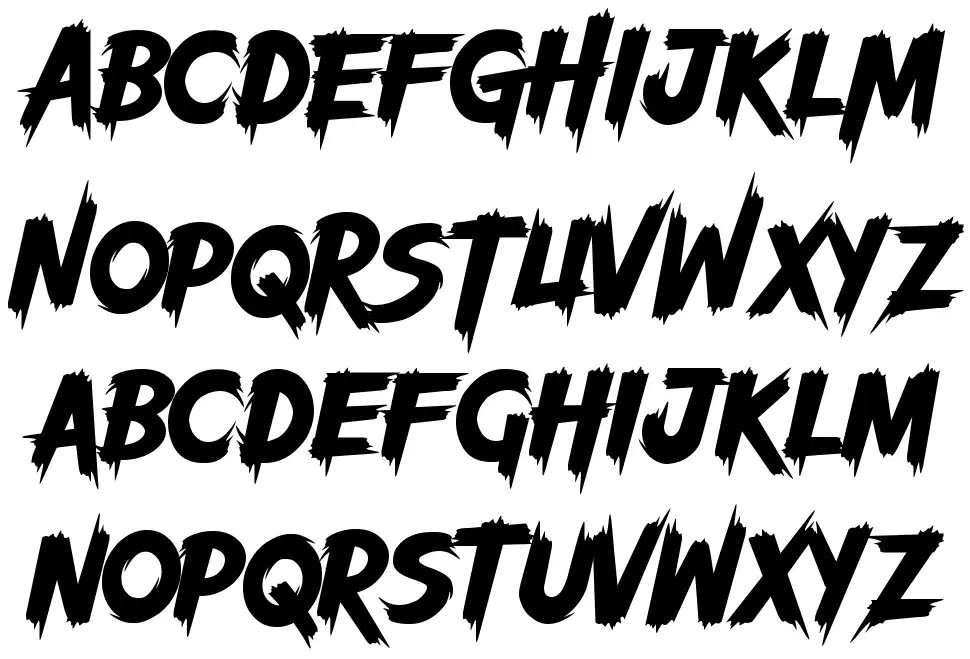 Wolves Vs Monsterfont specimens