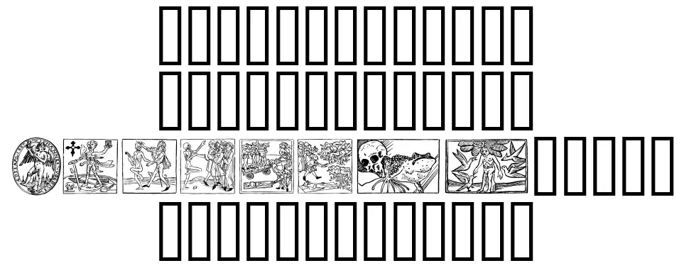 Woodcut 2font specimens