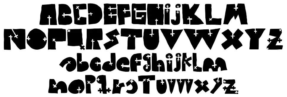 Woodcutter Crossfont specimens