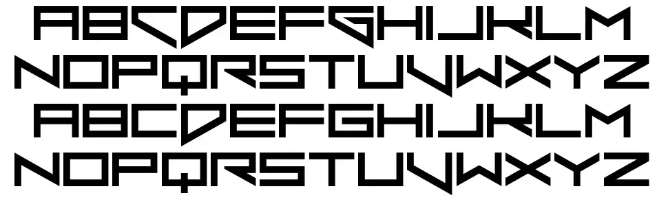 Xero's Punishmentfont specimens