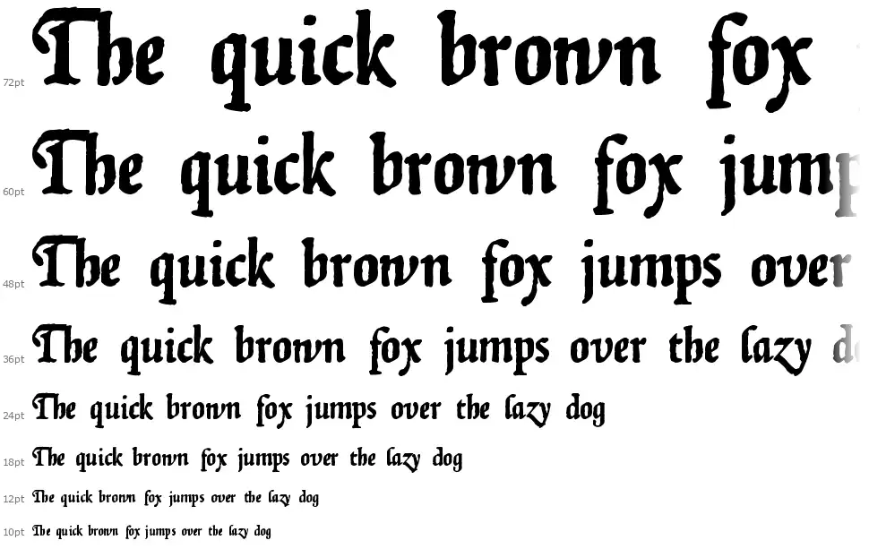 zai Januszowski Character 1594font waterfall