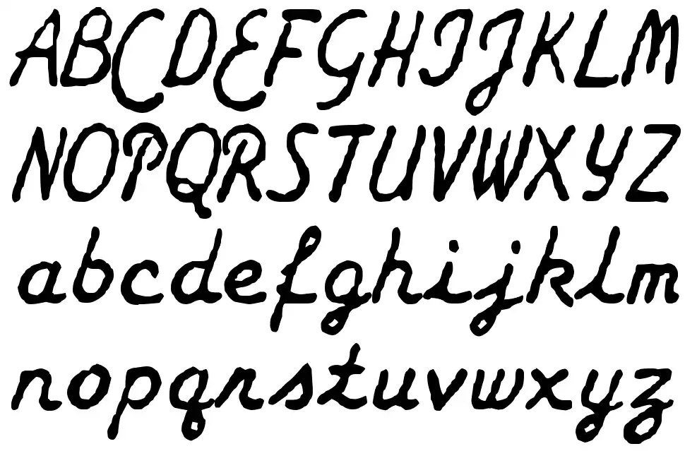zai Smith-Corona Galaxie Typewriterfont specimens