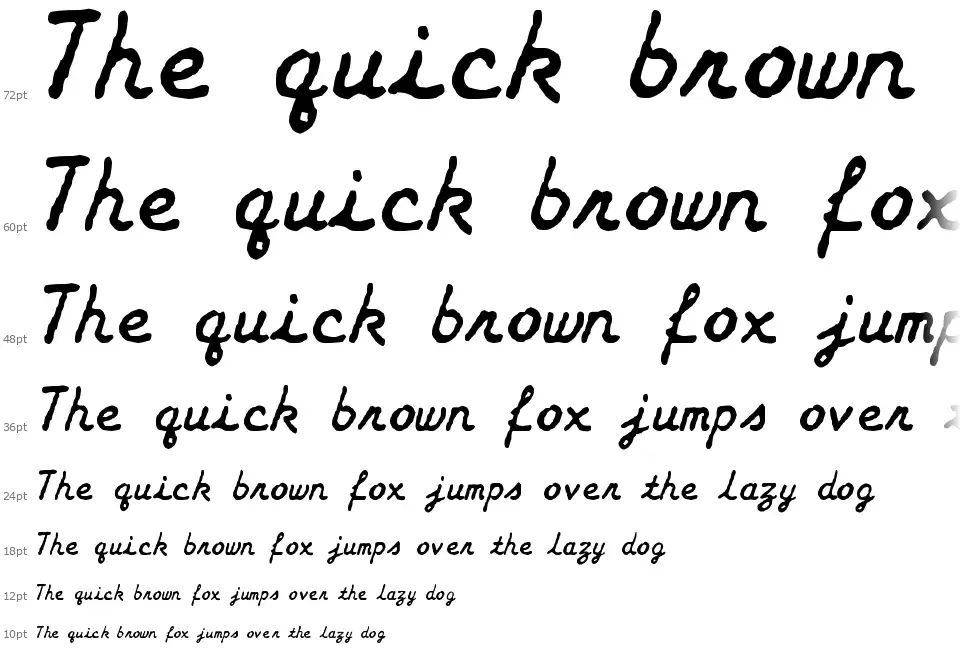 zai Smith-Corona Galaxie Typewriterfont waterfall